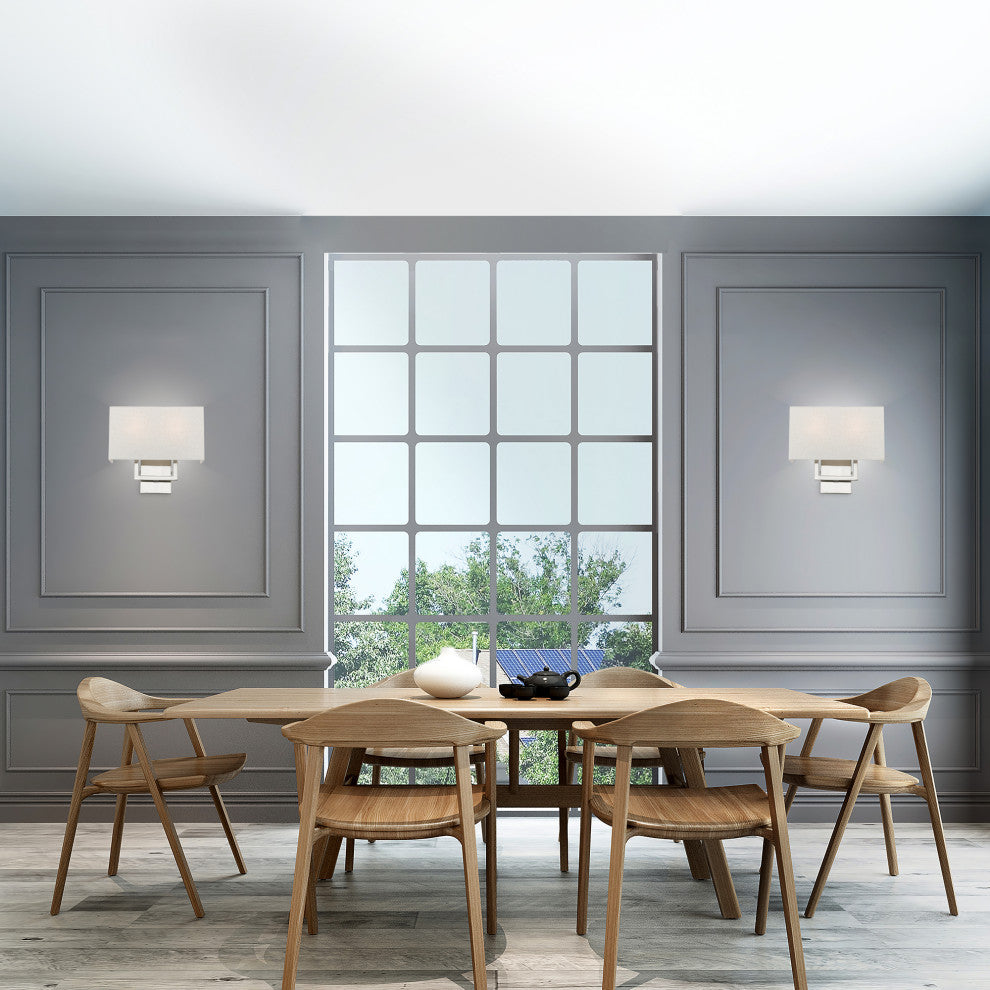 Pierson 2 Light Brushed Nickel ADA Wall Sconce