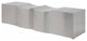 Lorenzo Large 2-Seater Stainless Steel Bench