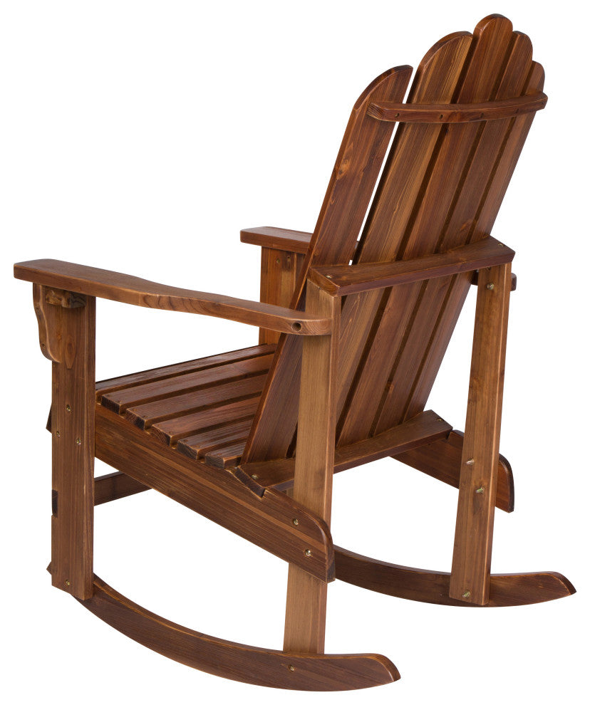 Shine Company Marina II Porch Rocker With Hydro-Tex Finish, Oak