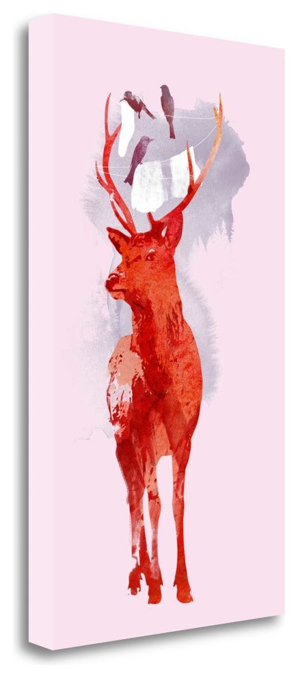 "Useless Deer" By Robert Farkas, Giclee Print on Gallery Wrap Canvas