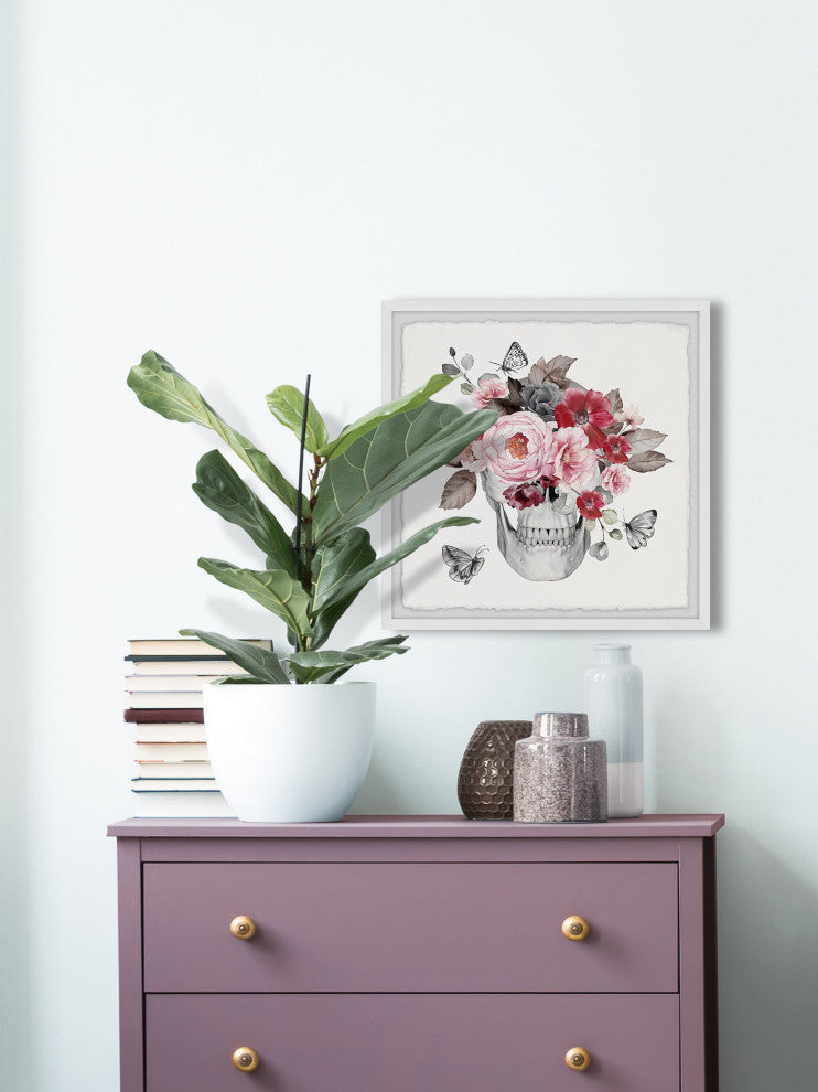 "Radiant Positivity" Framed Painting Print, 12x12