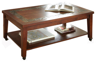 Davenport Cocktail Table With Locking Casters