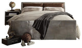 Malcolm Aluminum Queen Size Bed with Storage