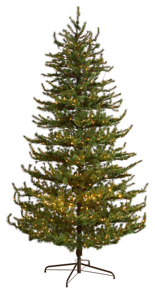 T3352 9 Vancouver Mountain Pine Artificial Christmas Tree With 750 Clear Lights