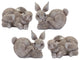 Bunny Figurine, 4-Piece Set