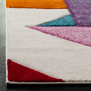 Safavieh Hollywood Collection HLW702 Rug, Ivory/Rose, 6'7"x9'