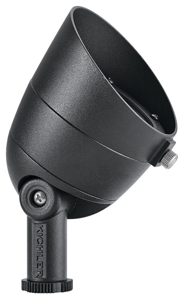 Kichler 16155BKT30 LED Landscape Accent, Textured Black Finish