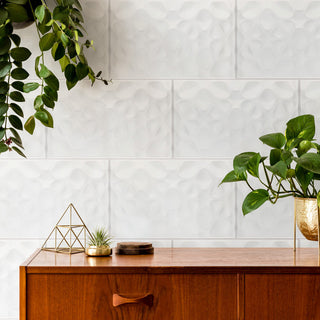 More Pure Glossy White Ceramic Wall Tile