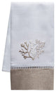 Combo Linen Hand Towel, Coral