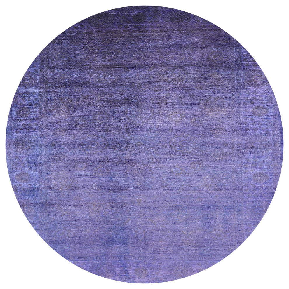 Ahgly Company Indoor Round Mid-Century Modern Area Rugs, 3' Round