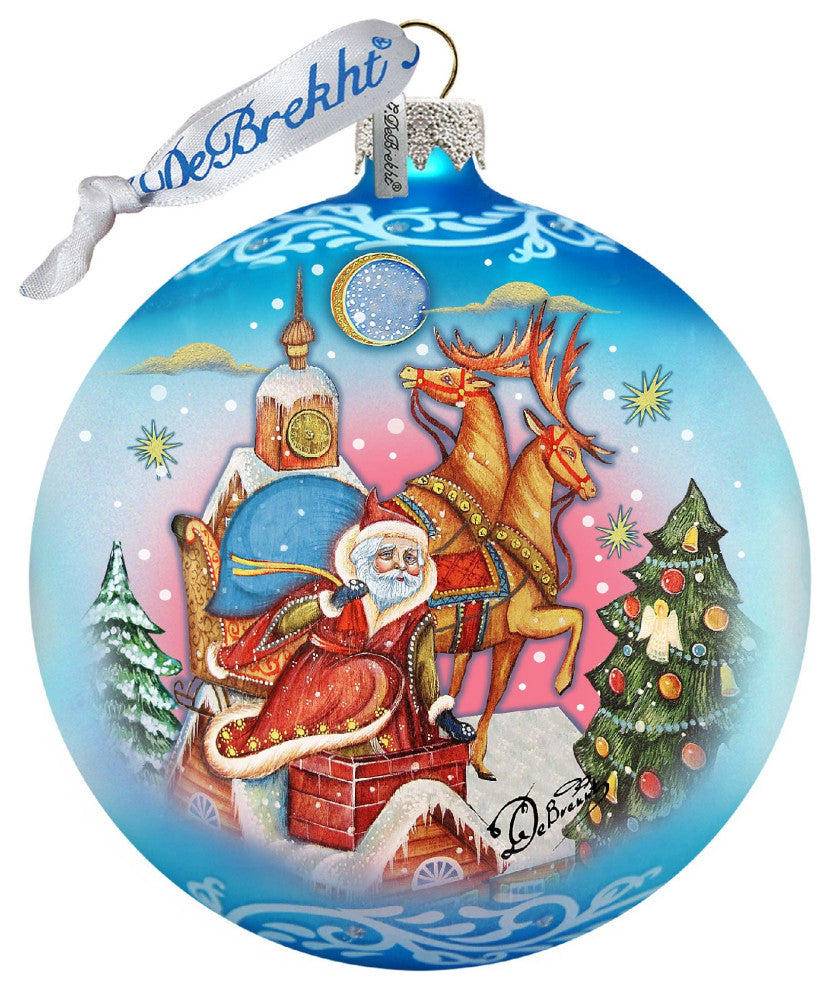 Special Delivery Glass Ornament