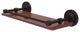 Prestige Regal 16" Solid Wood Shelf with Gallery Rail, Antique Bronze