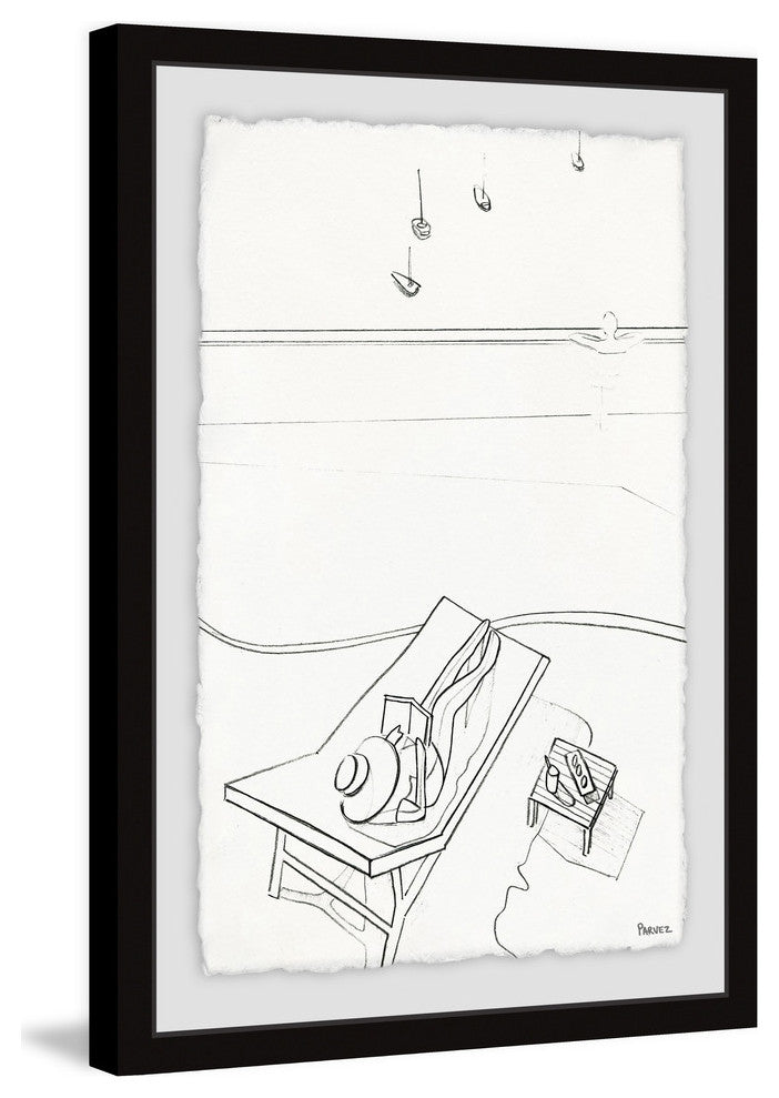 "Read and Chill" Framed Painting Print, 30"x45"