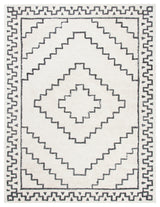 Safavieh Himalaya Collection CSB205Z Rug, Ivory/Black, 10' X 14'