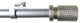 1" Diameter Fossetta Curtain Rod, 84"-120", Pewter