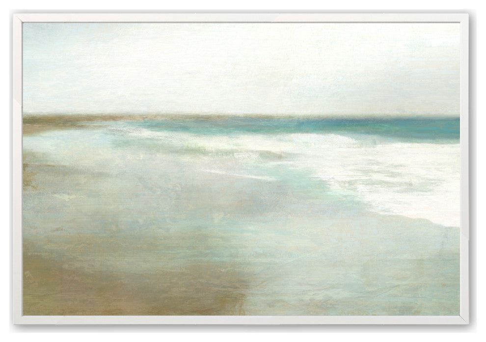 Opaque White 12" x 16" Coastal Paradise Framed Print