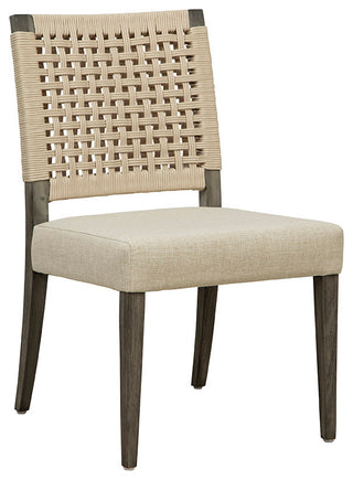 Savannah Oak Side Chair, Beige