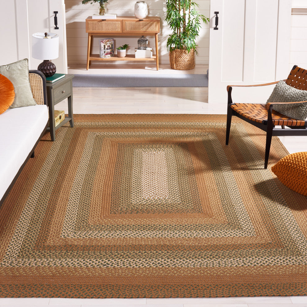 Safavieh Cape Cod Collection BRD651A Rug, Ivory/Brown, 8' X 10'
