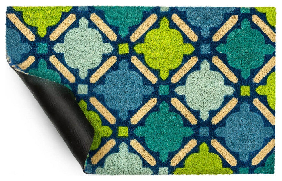 Blue Mosaic Doormat