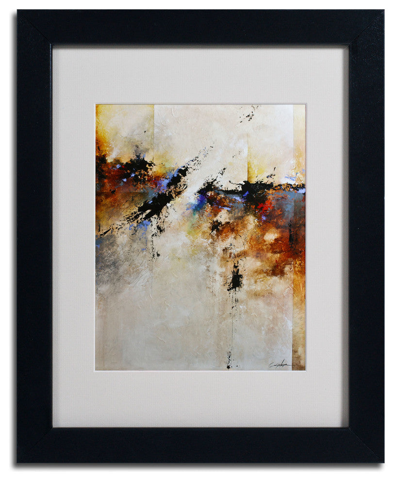 'Fallen Light' Matted Framed Canvas Art by CH Studios