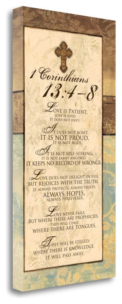 "Corinthians 13 - 4 - 8" By Piper Ballantyne, Giclee on Gallery Wrap Canvas