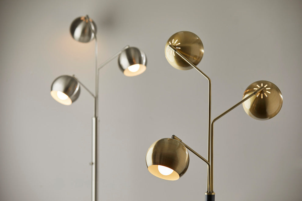 Emerson Tree Lamp, Antique Brass