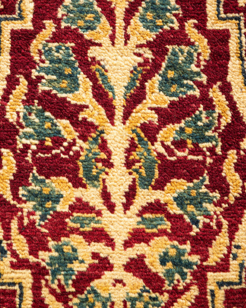 Mogul, One-of-a-Kind Hand-Knotted Area Rug Red, 8' 1" x 10' 5"