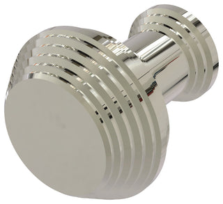 Designer Cabinet Knob, Polished Nickel