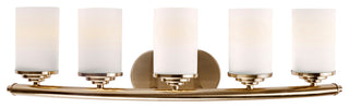 5-Light Bath Vanity Light, Soft Gold