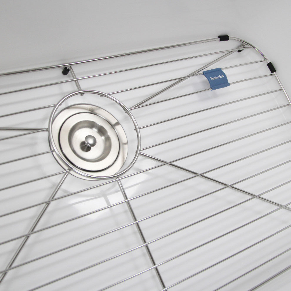 Nantucket Sinks Retrofit Glacierstone EZApron Kitchen Sink, Ns-Gseza32s