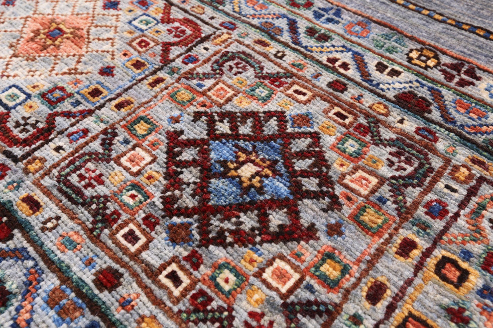 2' 8" X 4' 1" Handmade Khorjin Super Kazak Rug Q11254