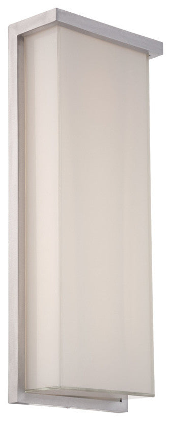 Modern Forms Ledge LED Wall Light, Brushed Aluminum