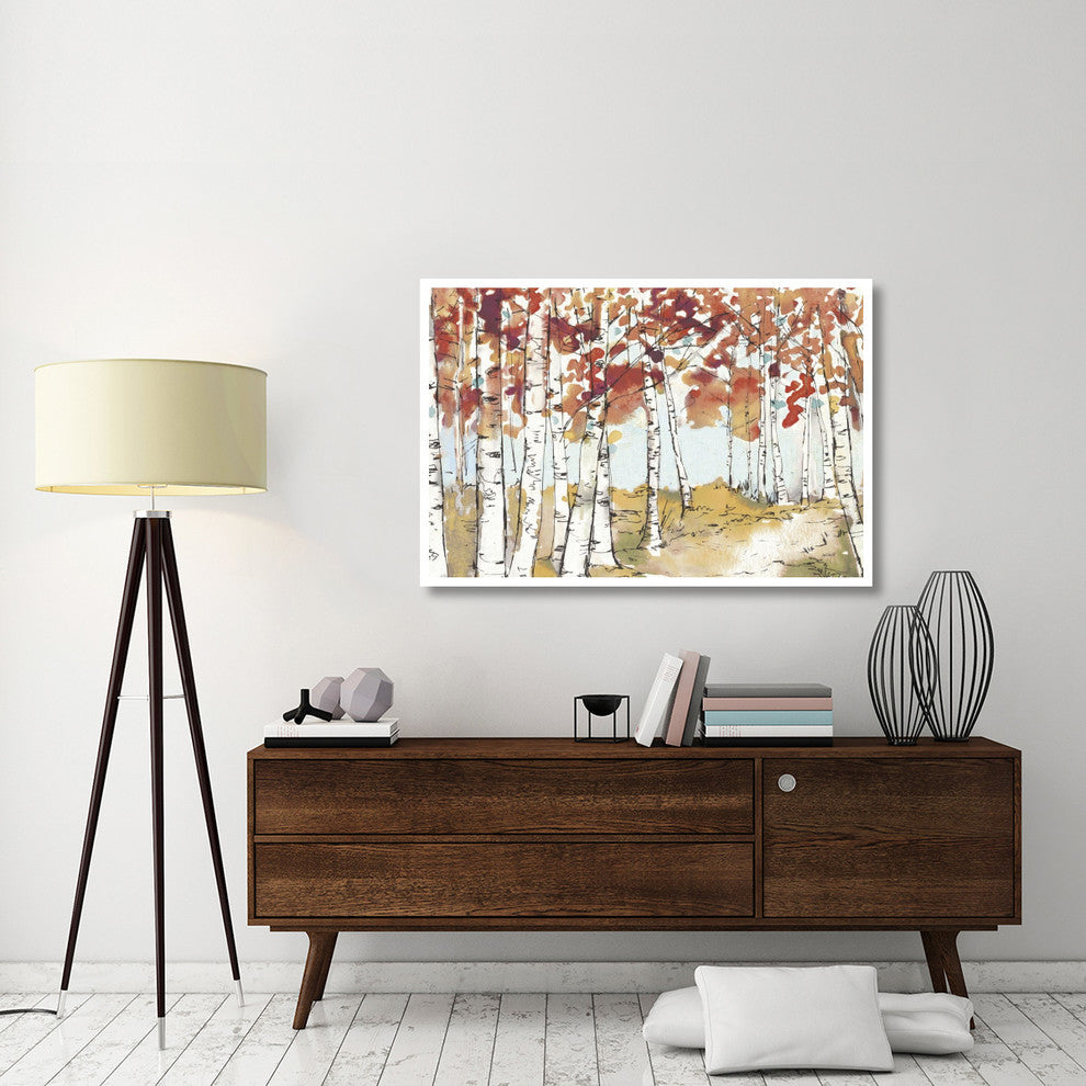 "Festive Foliage X" Digital Paper Print by Anne Tavoletti, 50"x34"