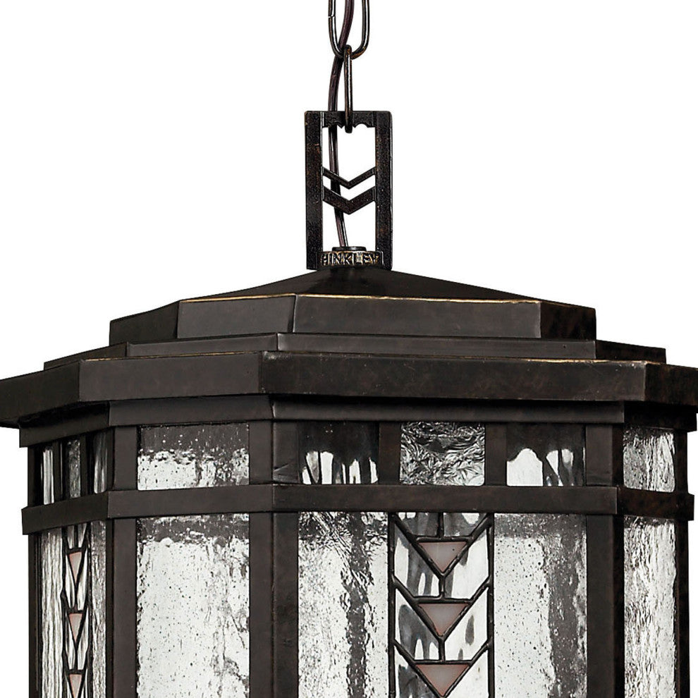 Hinkley Tahoe Large Hanging Lantern, Regency Bronze