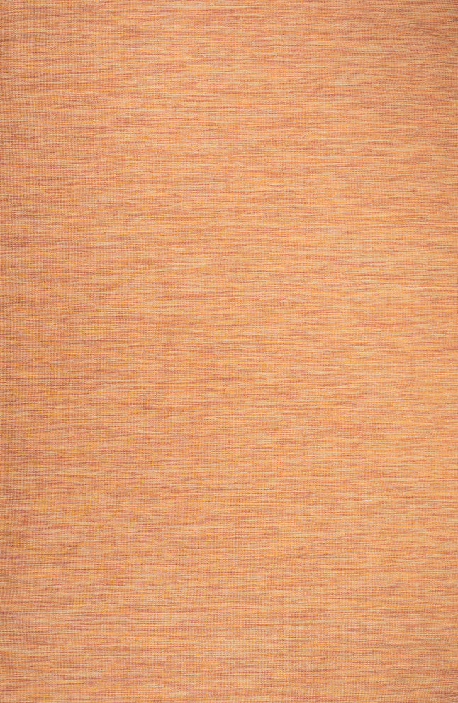 Ethan Modern Flatweave Solid, Orange, 9 X 12