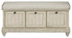 Lexicon Woodwell Wood Storage Bench in White