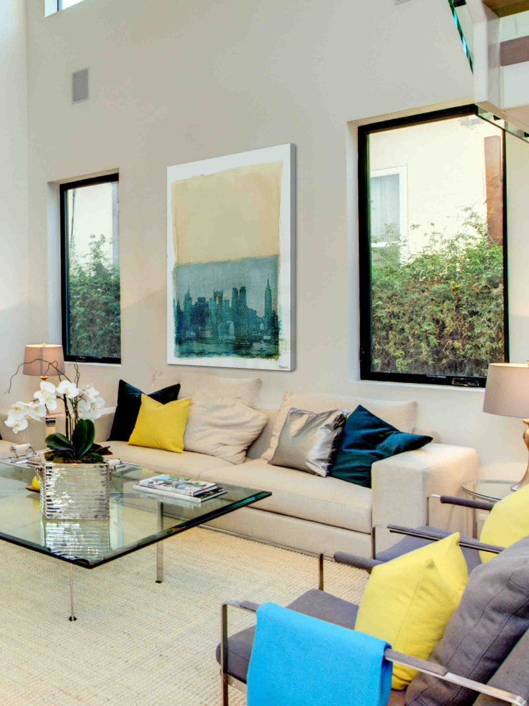 "NYC Lake View" Print on Canvas, 40"x60"