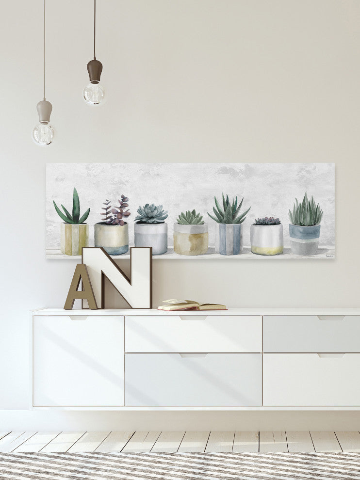 "Ultimate Succulents" Painting Print on Wrapped Canvas