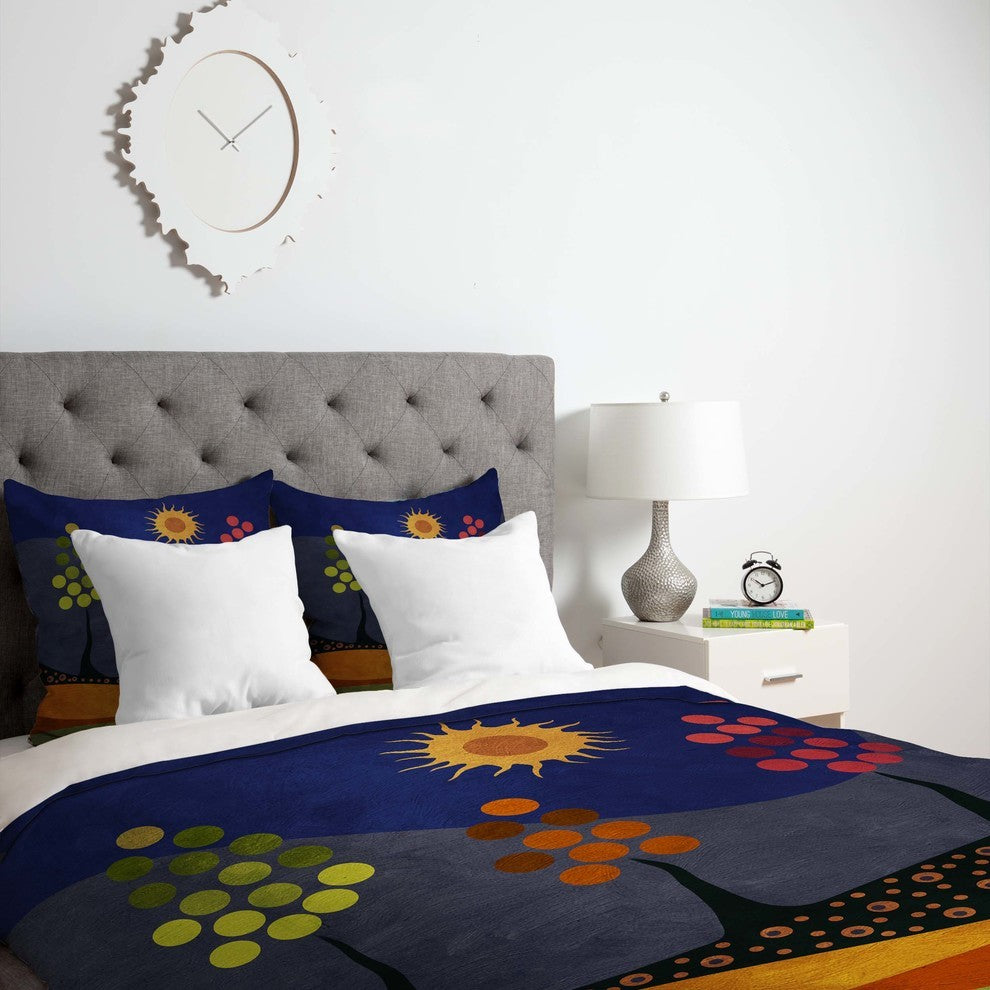 Deny Designs Viviana Gonzalez Paisaje Y Color Duvet Cover - Lightweight