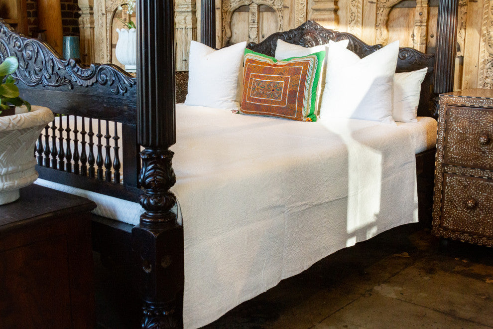 Jennita Embroidered Bed Cover