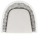 Rowan 27.5" Aluminum Rope Barrel Patio Counter Stool, Set of 2, Optic White Acrylic