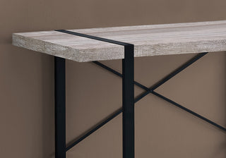 Computer Desk Home Office Laptop 48"L Work Metal Laminate Beige Black