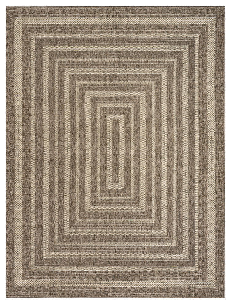 Nourison Tulum 9' x 12' Brown Outdoor Rug