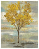 "Golden Tree and Fog I" Digital Paper Print by Silvia Vassileva, 24"x30"