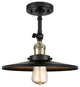 INNOVATIONS LIGHTING 201F-BAB-MFR-BK-12 1 Light inch Semi-Flush Mount