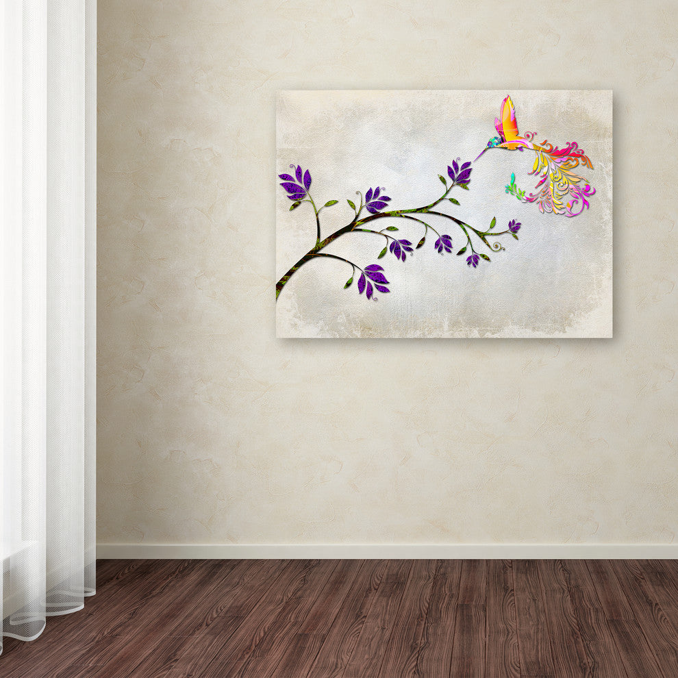 Tina Lavoie 'Hummingbird of Paradise' Canvas Art, 18" x 24"