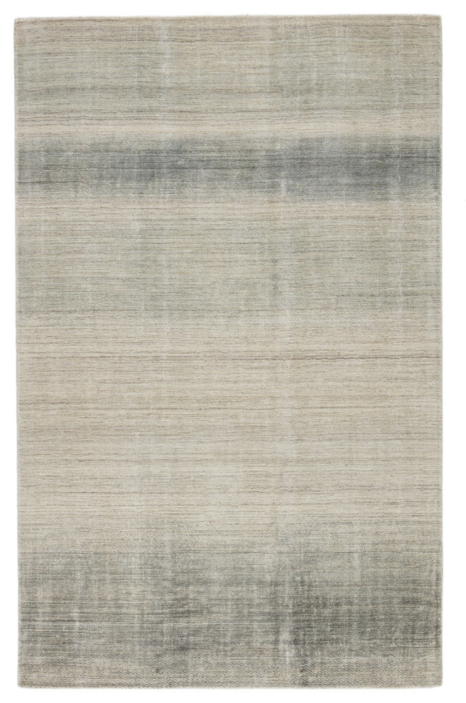 Barclay Butera by Jaipur Living Bayshores Handmade Ombre Gray/ Beige Rug 10'X14'