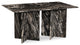Verona Dining Table, Black, 60" W x 36" D