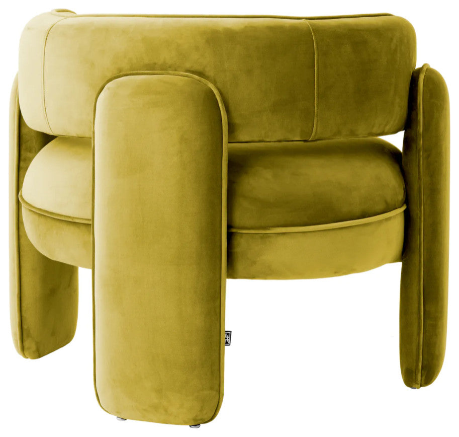 Savona Velvet Accent Chair | Eichholtz Chaplin, Green