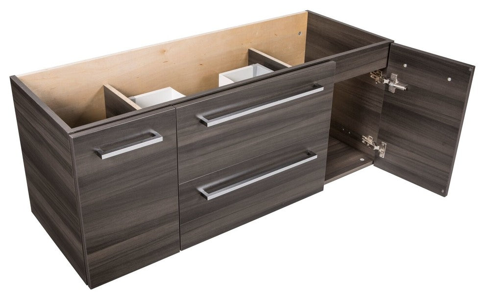 Silhouette Zambukka Wall-Mounted Vanity, 48"